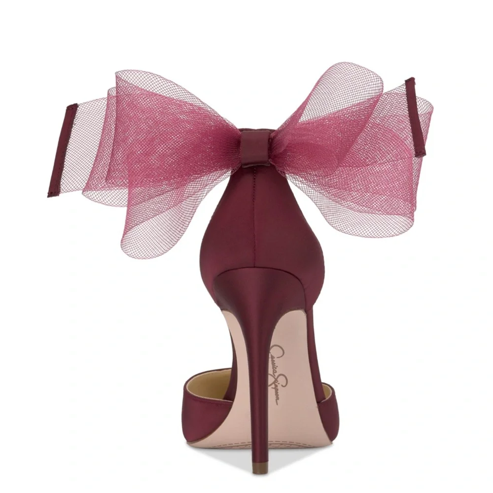 Jessica Simpson Women's Phindies Bow Ankle-Strap Pumps